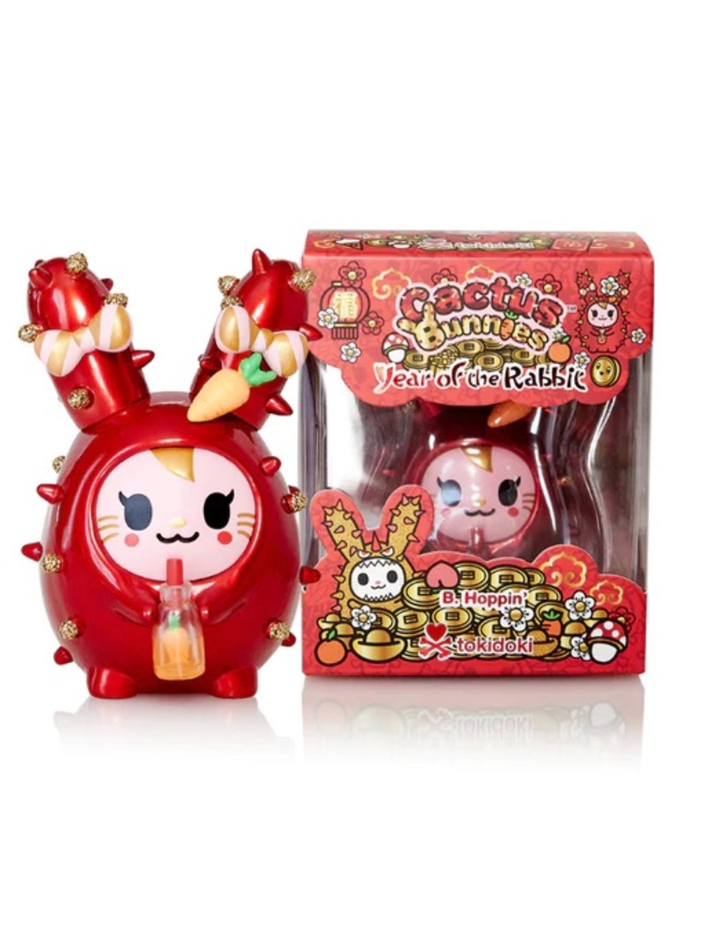 Tokidoki Cactus Bunnies Year of the Rabbit Vinyl Figure B Hoppin NIB Ltd Edition